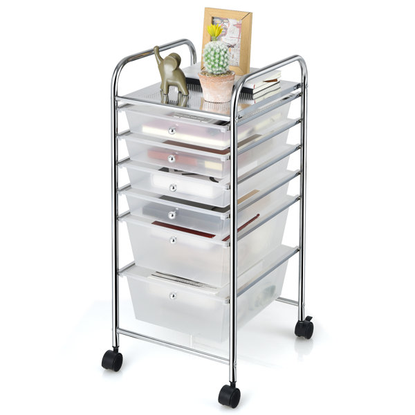 Topbuy Scrapbook Paper Organizer Rolling Utility Cart Wayfair